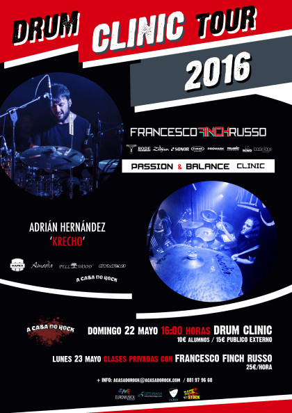 Drum Clinic Tour 2016 A casa do Rock